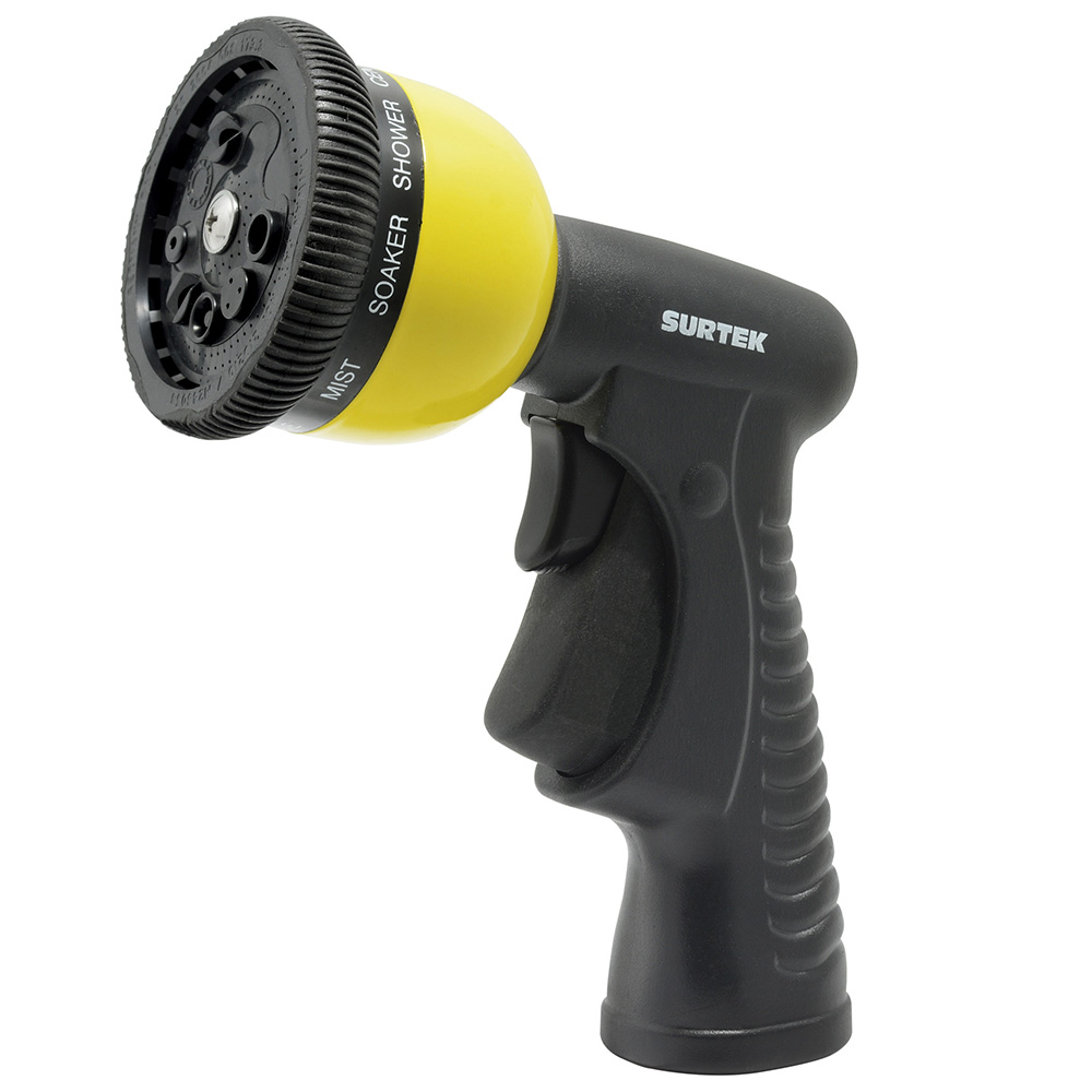 130348 Pistola para riego automática 9 funciones metálica Surtek