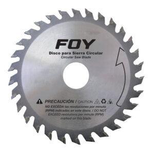 143557 Disco p/sierra circular 10" centro 1-3/16", 40 dientes FOY