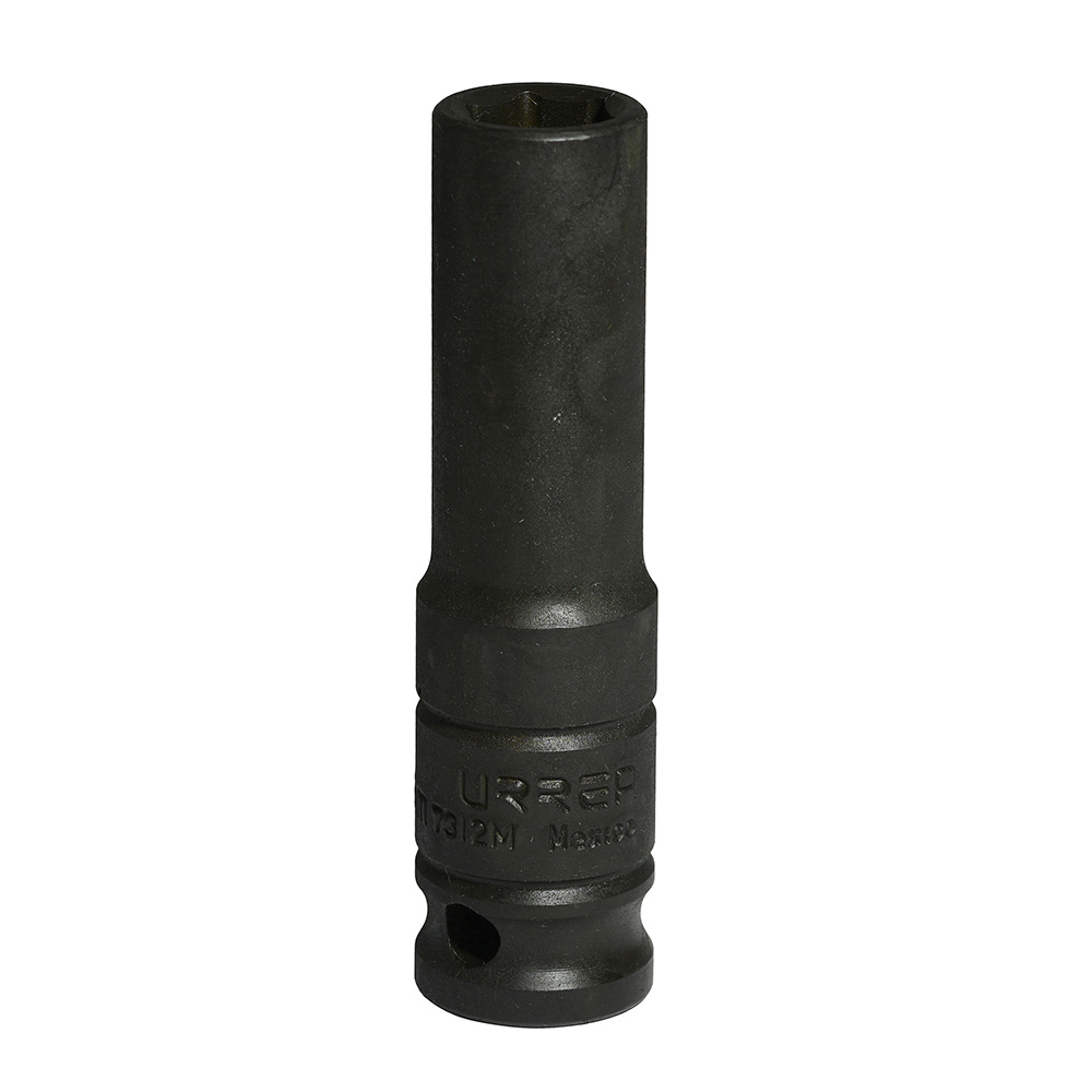 7312M Dado de impacto 1/2" largo 6 puntas 12 mm Urrea