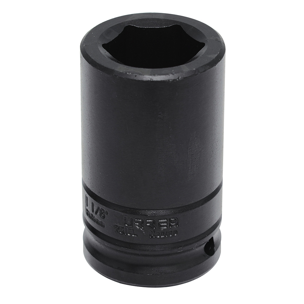 7518L Dado de impacto 3/4"largo 6 puntas 1-1/8" Urrea