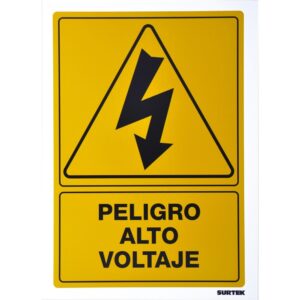 SES31 Señal "Peligro alto voltaje" Surtek