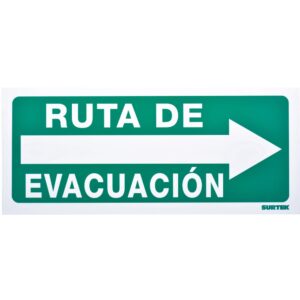 SES4 Señal "Ruta de evacuación" der Surtek