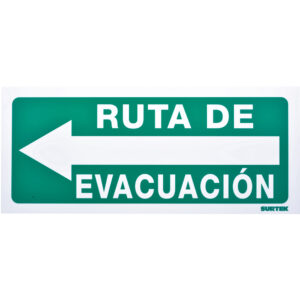 SES5 Señal "Ruta de evacuación" izq. Surtek