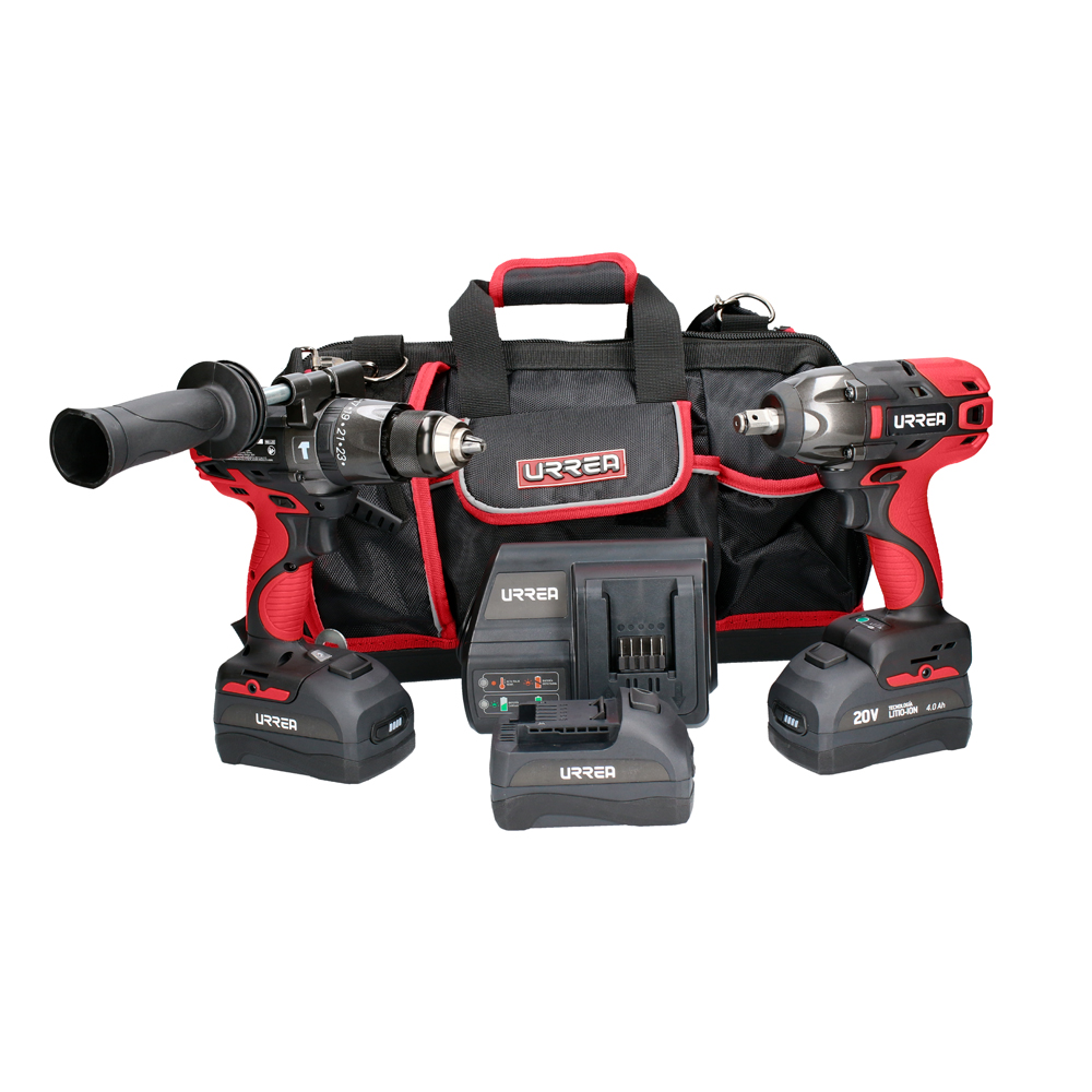 JPI02 Juego De 2 Herramientas Inalámbricas con accesorios 3pz Urrea