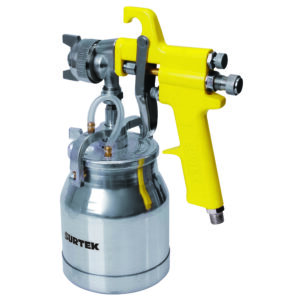 PPA1 Pistola para pintar de alta presión con una presión de trabajo de 90 psi, capacidad de vaso de 1 L, consumo de aire de 1.6 - 4 scfm, entrada de aire de 1/4" NPT Surtek