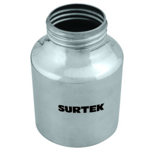 Repuesto de vaso de aluminio para pistolas de baja presión, modelos PPB1 y PPB2. Capacidad de 1 L Surtek