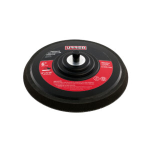 BL70A Urrea Respaldo para lijadora UP870A de 6" de diámetro, rosca de 5/16"-24, con cara de vinilo PSA y velocidad máxima de 11000 rpm.