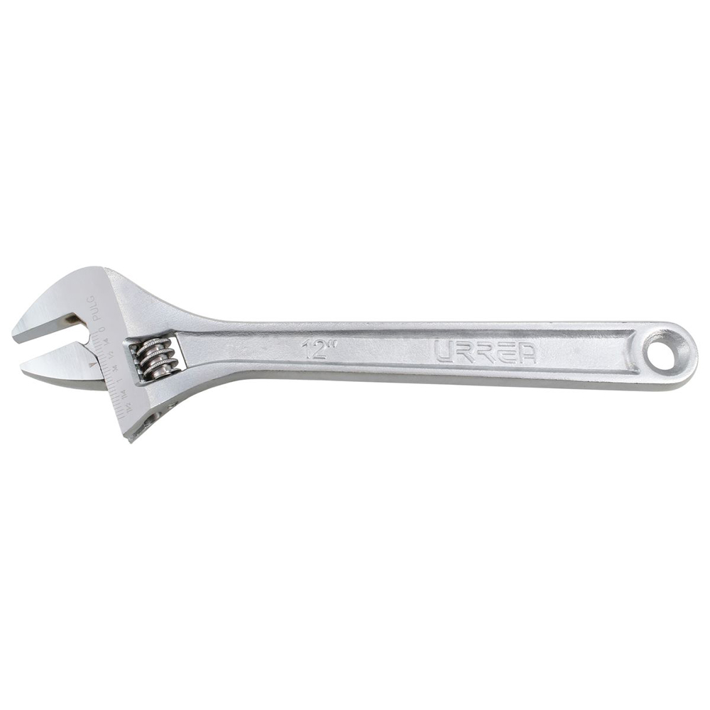712I Llave ajustable cromada 12" Urrea