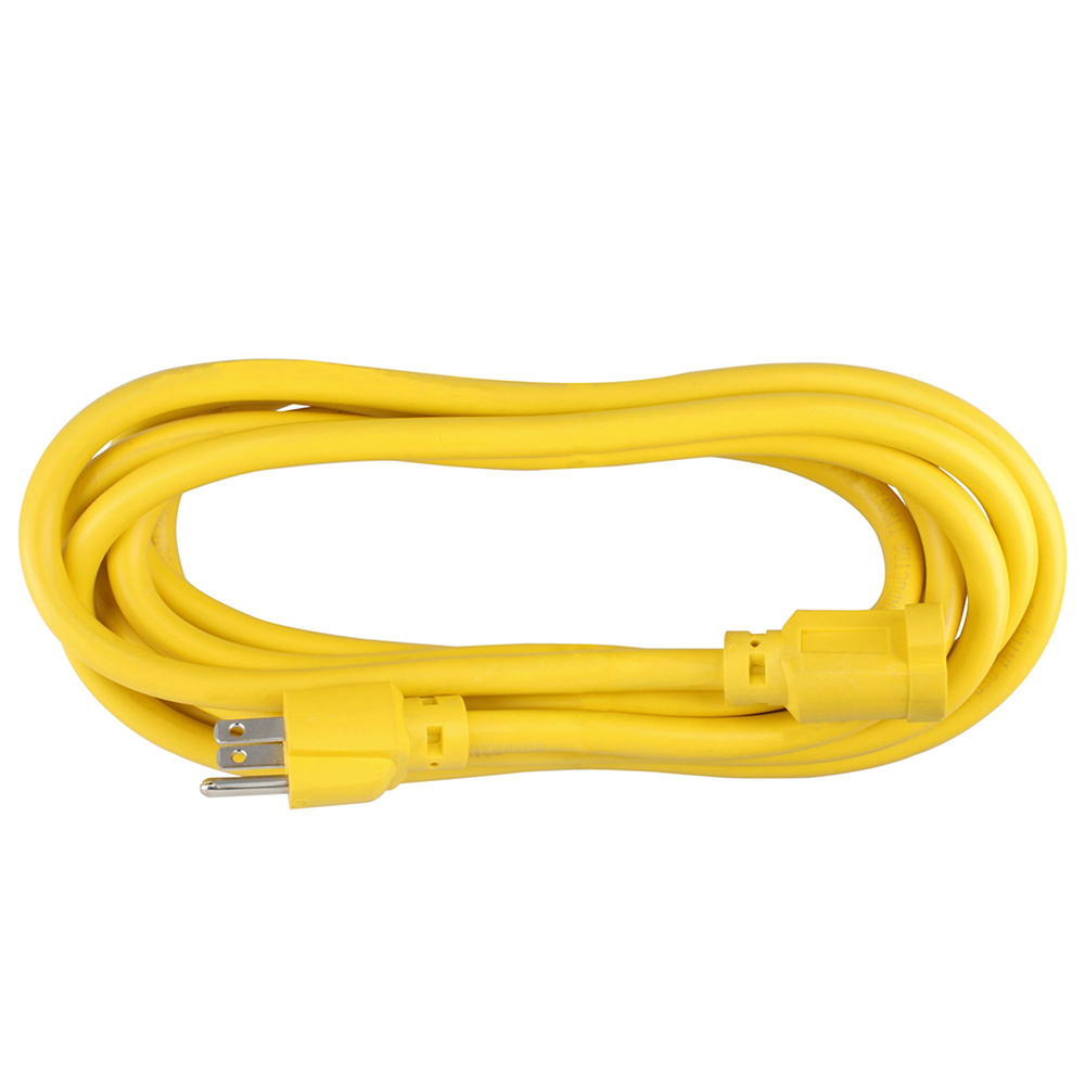 EEX4 Extensión eléctrica uso extra rudo aterrizada color amarillo, 4 m Surtek