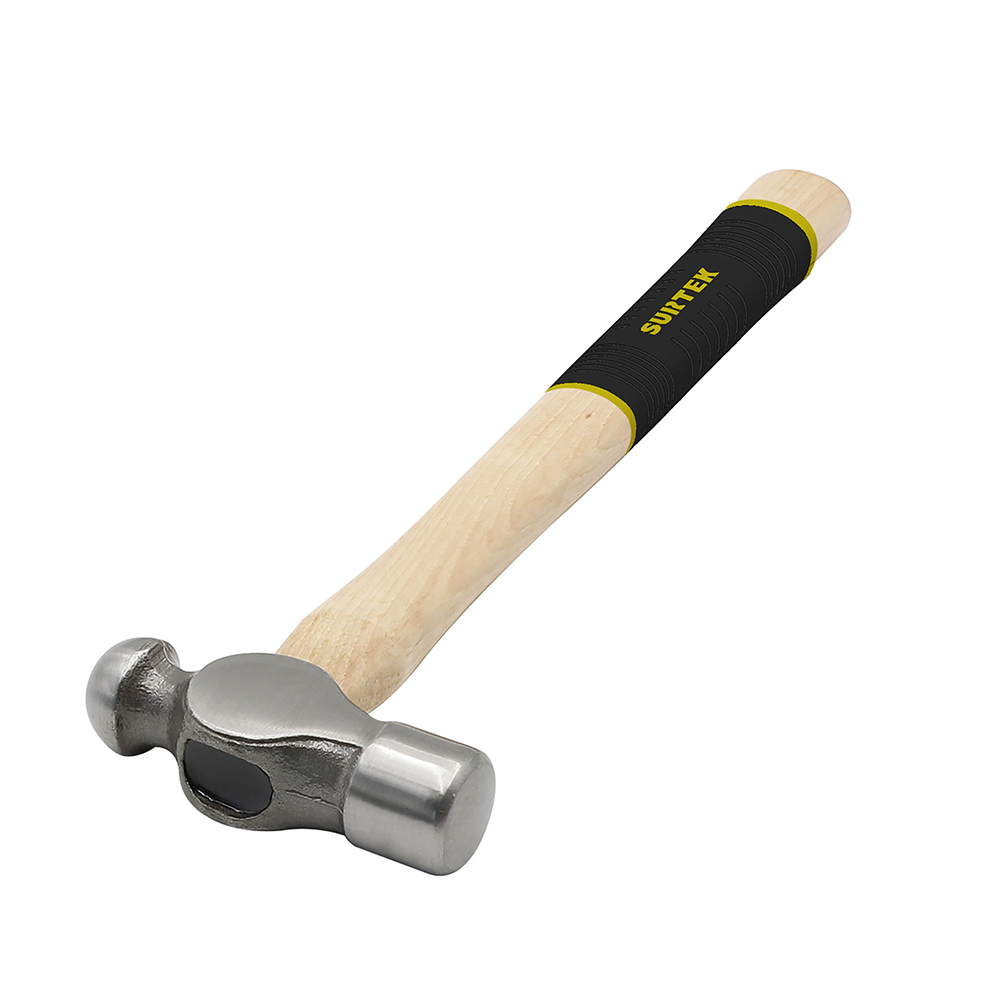 24SG Martillo pulido de bola con mango de madera con grip de 16", 24 oz Surtek