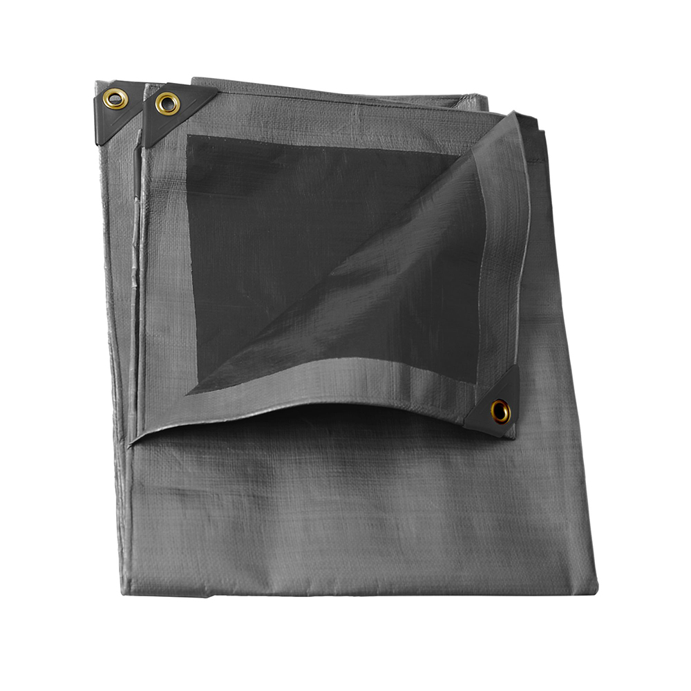 L3X4 Lona de polietileno para uso rudo color gris, 3 x 4 m Urrea