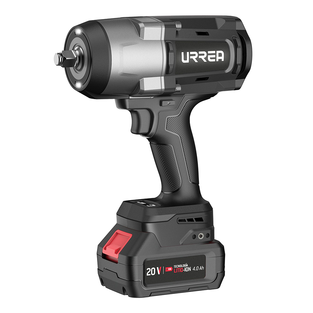 LI1212 Pistola de impacto 1/2" a batería Litio-ion 20 V 1200 Nm Urrea