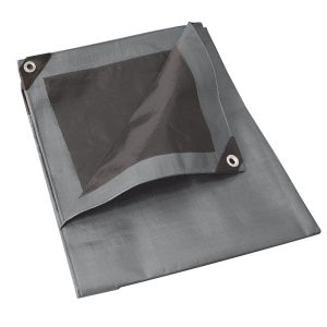 LR7X10 Lona de polietileno reforzada color gris, 7 x 10 m Surtek