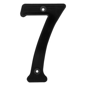 L687N Número 7 slim 4" negro Lock