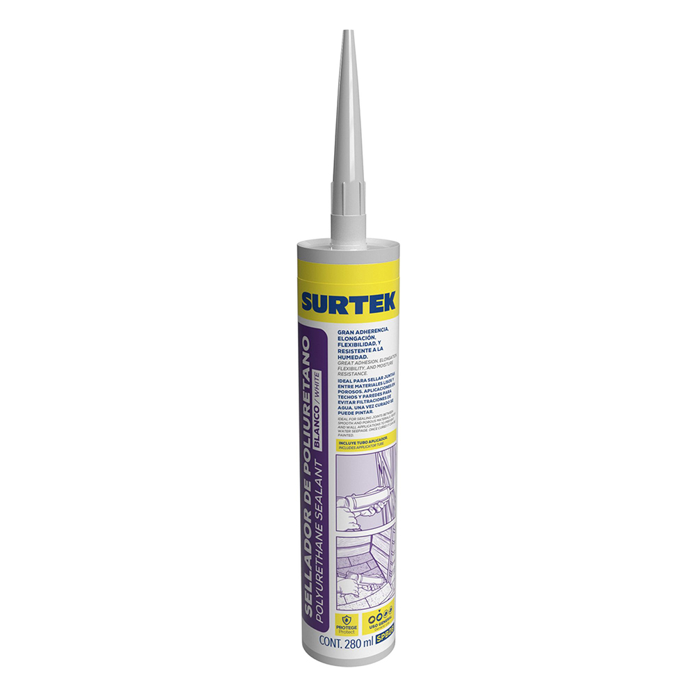 SPB28 Sellador de poliuretano blanco 280 ml Surtek