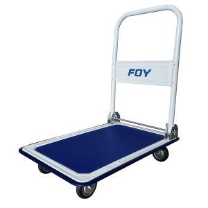 CPLF15 Carro plataforma con maneral retráctil 72.5 cm x 47.5 cm, 4", 150 kg Foy