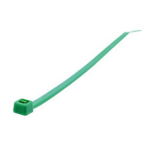 114259 Cinchos plásticos 300 x 4.6 mm, tensión 22 kg de 50 piezas, color verde Surtek