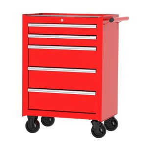 P27M5 Gabinete móvil 8 gavetas color rojo serie P 27" Urrea