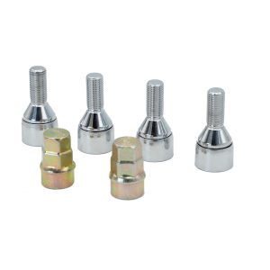 JBIS3 Juego de birlos de seguridad para rin, 6 piezas, 12mm x 1.25" Surtek