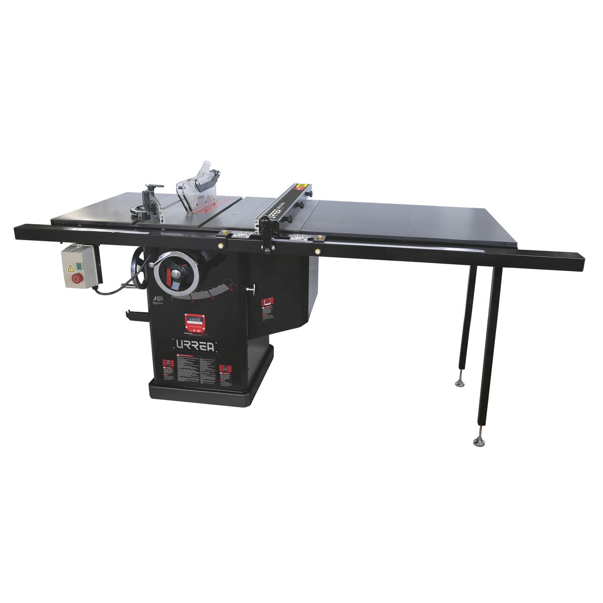 SM1112 Sierra de mesa con ducto de salida para polvo 12", 4 HP, 3000 W, 220 V, 3580 RPM Urrea