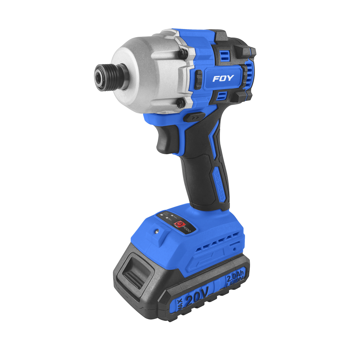 AI320 Atornillador de impacto 1/4" a batería Litio-ion 20 V, 200 Nm, con batería Foy