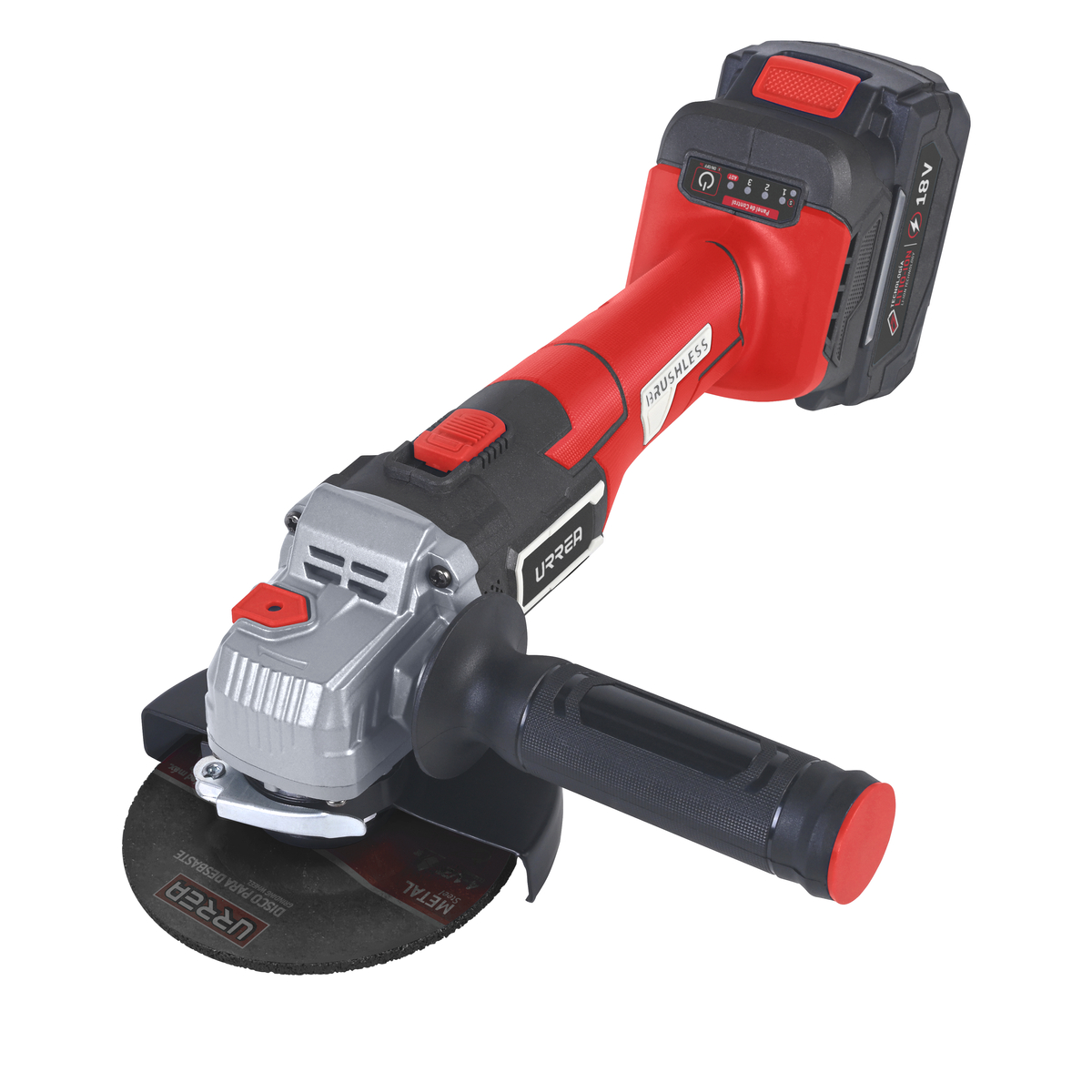 EI1018A Esmeriladora angular 4-1/2" - 5" Litio-ion 18 V 4 Ah Urrea