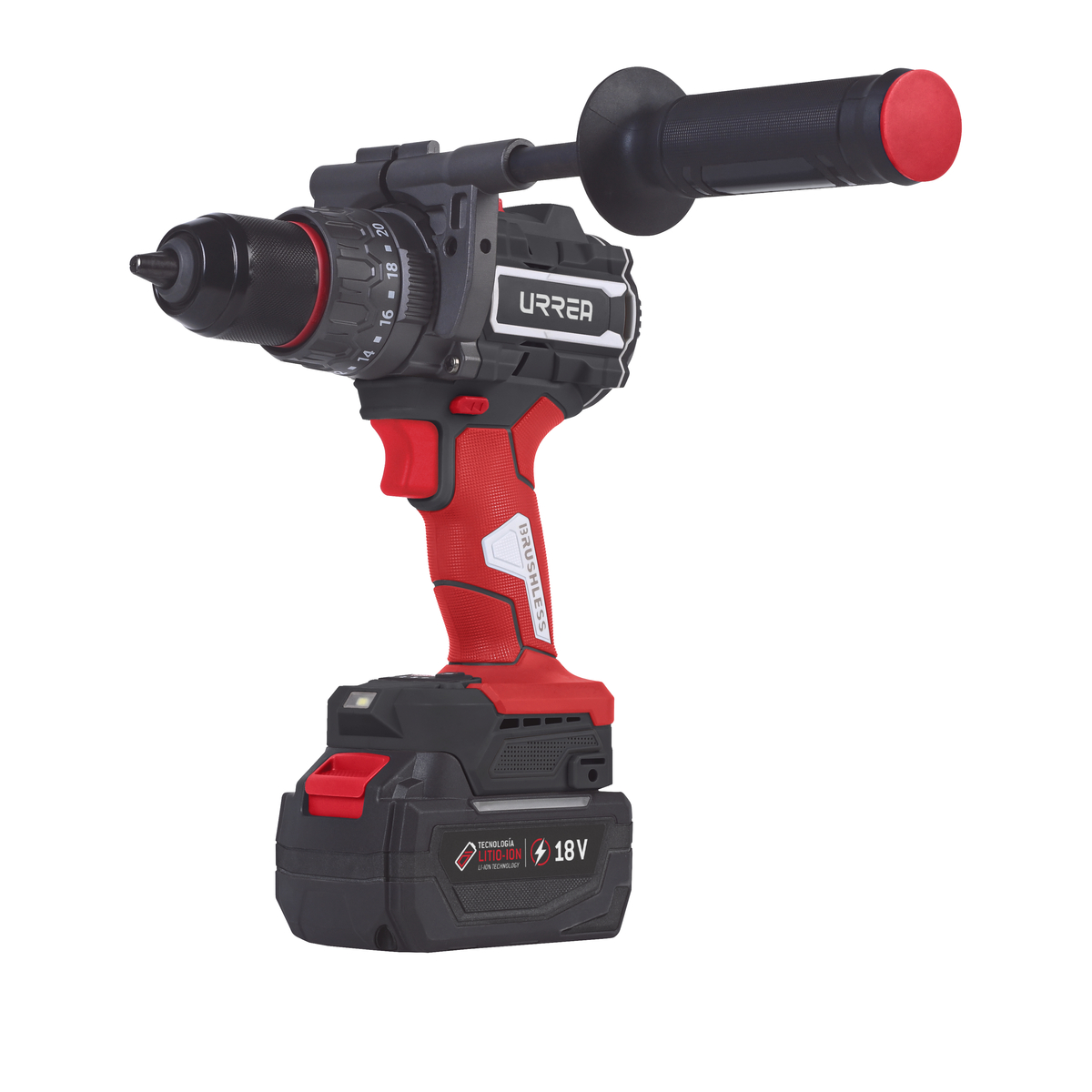 RI1018B Rotomartillo de impacto 1/2" bat Litio-ion 18 V 150 Nm Urrea