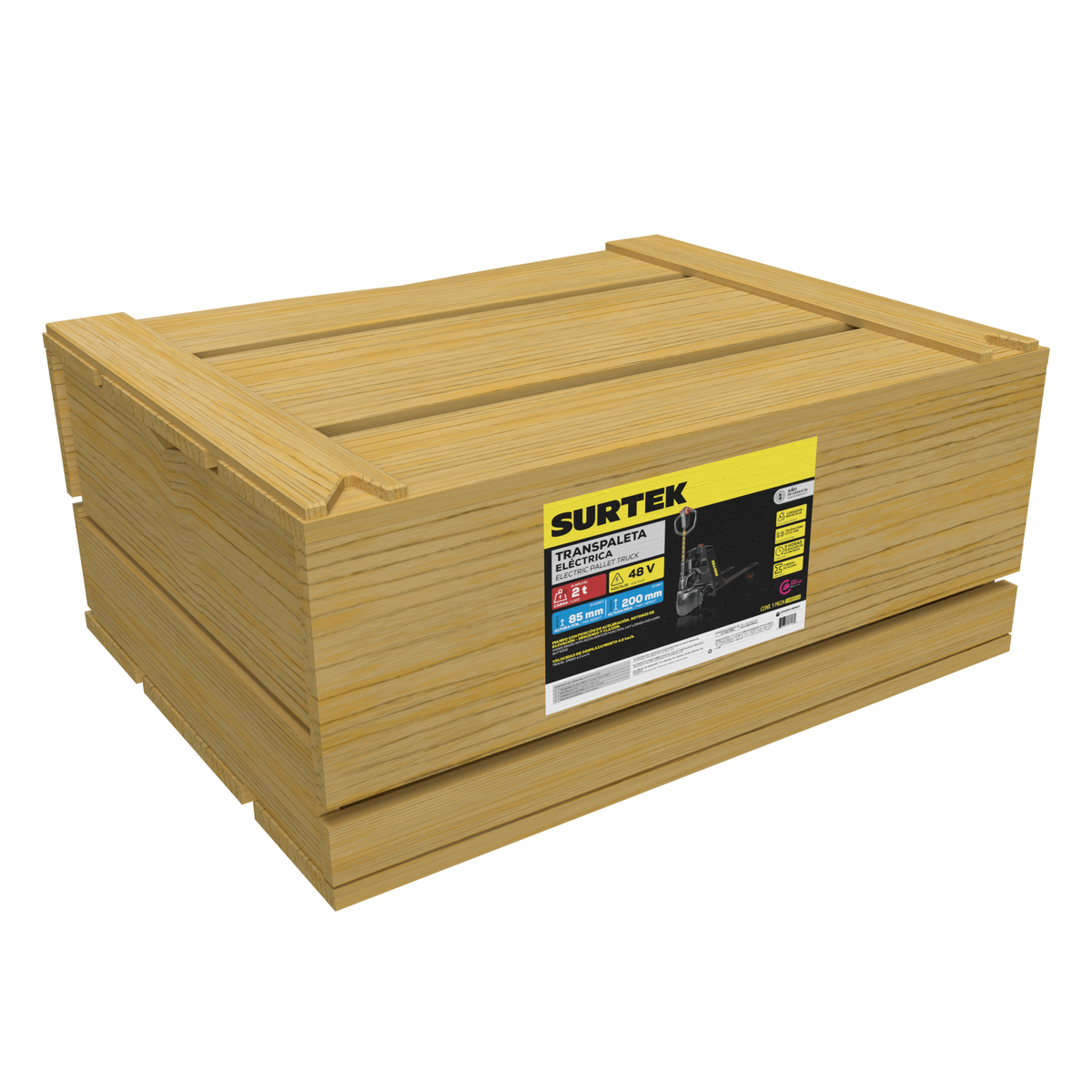 TREP02 Transpaleta eléctrica, 2 ton Surtek - Imagen 2